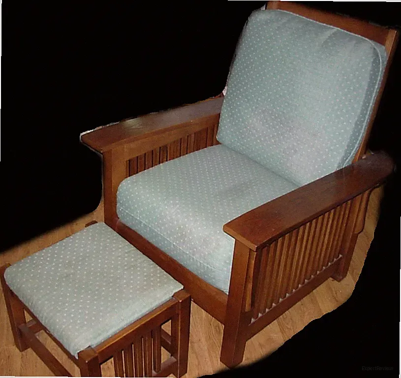 BASSETT FURNiTURE GROVE PARK MORRiS MiSSiON STYLE ARTS & CRAFTS CHAiR RECLiNER
