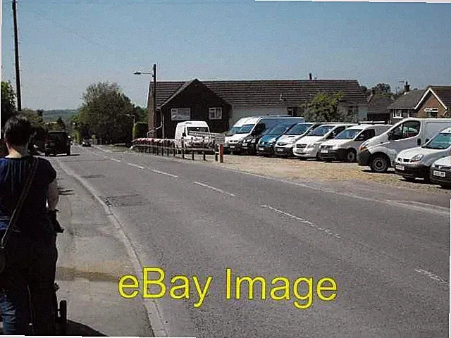 Photo 6x4 Nore Marsh Road Wootton Bassett Van sales yard on the right. Op c2012