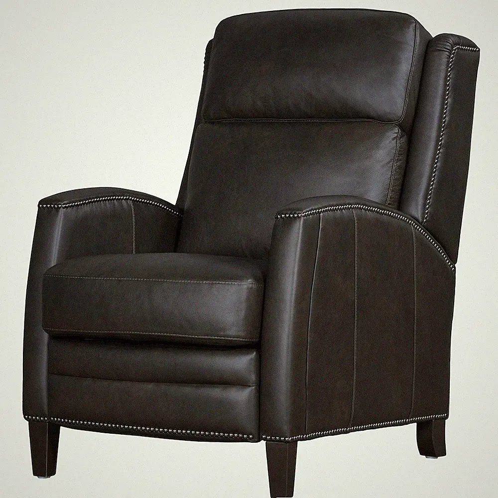 Vermont - Slate Noire Manual Pushback Recliner